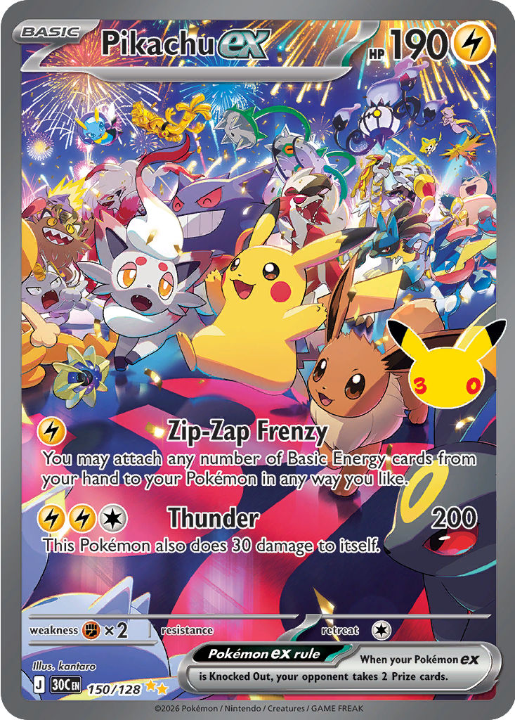 Pikachu ex available from example collector Alex
